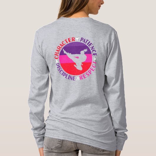 Martial Arts Core Values - Karate T-shirt (Achterkant)
