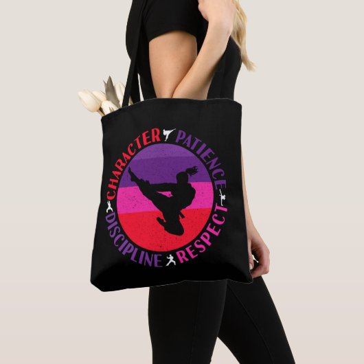 Martial Arts Core Values - Karate Tote Bag (Dichtbij)
