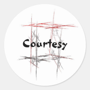 Martial Arts Courtesy Stickers
