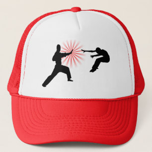 Martial Arts Energy Silhouette Trucker Pet