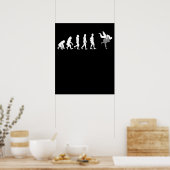 Martial Arts Evolution of Man Funny MMA Fight Poster (Keuken)