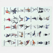 MARTIAL ARTS FLEECE DEKEN (Voorkant (Horizontaal))