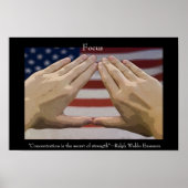 Martial Arts Focus Inspirerend Poster (Voorkant)