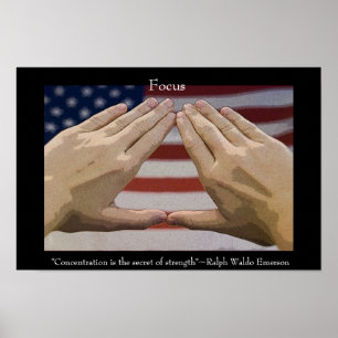 Martial Arts Focus Inspirerend Poster