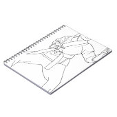 Martial Arts Girl Notitieboek (Linkerzijde)