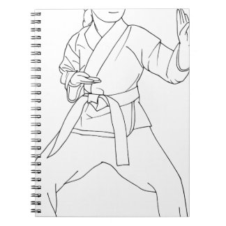 Martial Arts Girl Notitieboek