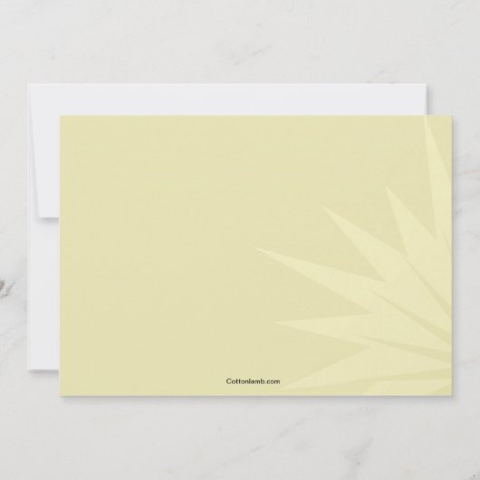 Martial Arts Guy Uitnodiging (Achterkant)