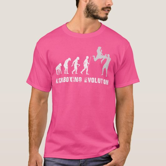 Martial Arts Human Evolution Kickboxing Therapy T-shirt (Voorkant)