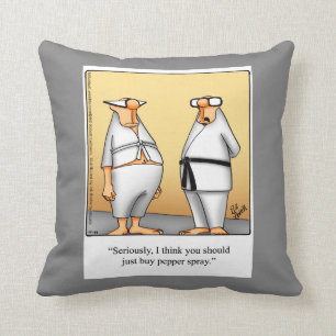 Martial Arts Humor kussen cadeau