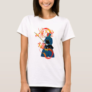 Martial Arts Hwa Rang Do Stick Fighting Dragon T-shirt