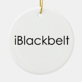 Martial Arts iBlackbelt Keramisch Ornament (Voorkant)