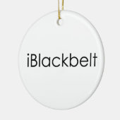 Martial Arts iBlackbelt Keramisch Ornament (Links)