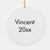 Martial Arts iBlackbelt Keramisch Ornament (Achterkant)