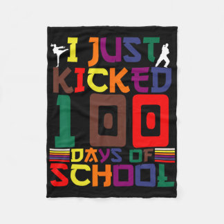Martial Arts Ik heb net 100 dagen school kara gesc Fleece Deken