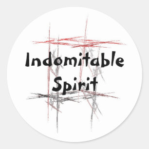 Martial Arts Indomitable Spirit Stickers
