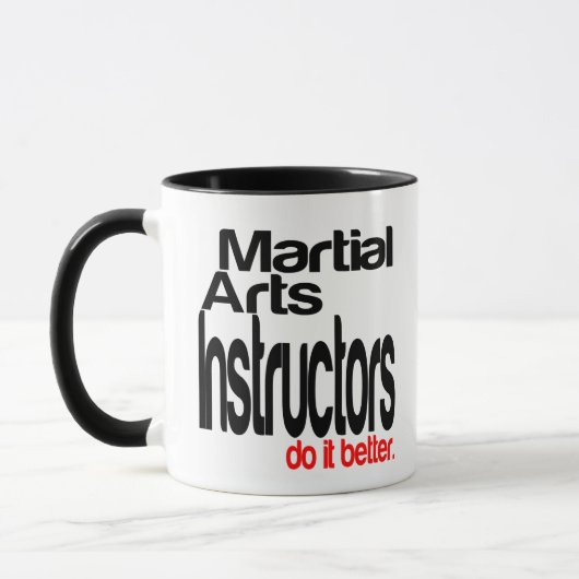 Martial Arts-instructeurs doen het beter Mok (Links)