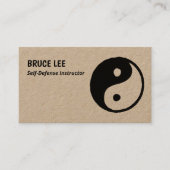 Martial Arts Instructor Premium Visitekaartje (Voorkant)