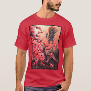 Martial Arts Japans Samurai Japan Mountains en T-shirt