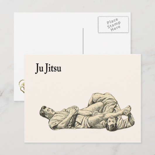 Martial Arts Ju jitsu 11 Briefkaart (Voorkant / Achterkant)
