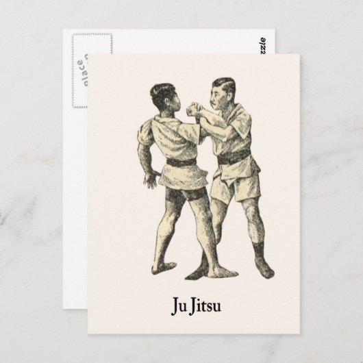 Martial Arts Ju jitsu 14 Briefkaart (Voorkant / Achterkant)