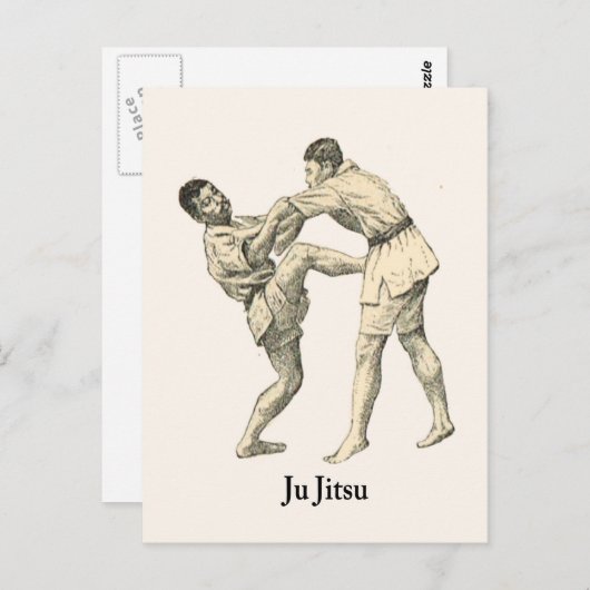 Martial Arts Ju jitsu 15 Briefkaart (Voorkant / Achterkant)