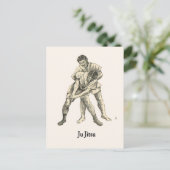 Martial Arts Ju jitsu 5 Briefkaart (Staand voorkant)