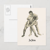 Martial Arts Ju jitsu 5 Briefkaart (Voorkant / Achterkant)