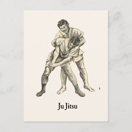 Martial Arts Ju jitsu 5 Briefkaart (Voorkant)