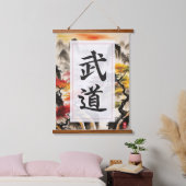 Martial Arts Kanji Hangend Wandkleed (Slaapkamer)