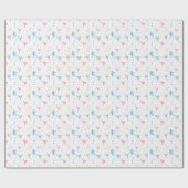 Martial Arts Karate Abstracte Stars Sparkles Cadeaupapier (Vlak)