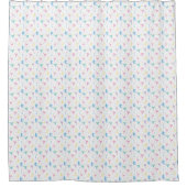 Martial Arts Karate Abstracte Stars Sparkles Douchegordijn (Voorkant)