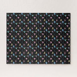 Martial Arts Karate Abstracte Stars Sparkles Legpuzzel