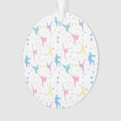 Martial Arts Karate Abstracte Stars Sparkles Ornament (voorkant)