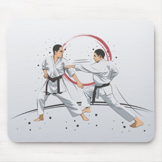 Martial Arts Karate Combat Vechten of Sparring Muismat (Voorkant)