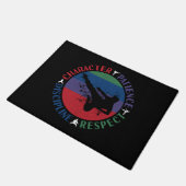 Martial Arts - Karate Core Values Deurmat (Schuin)