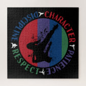 Martial Arts - Karate Core Values Legpuzzel (Horizontaal)