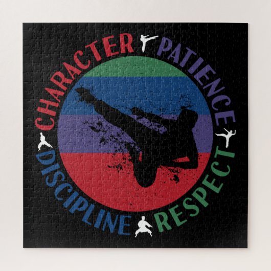 Martial Arts - Karate Core Values Legpuzzel (Verticaal)