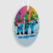 Martial Arts Karate Elves Ornament (voorkant)