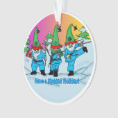 Martial Arts Karate Elves Ornament (voorkant)