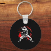 Martial Arts Karate Fan Dynamic MMA Design Sleutelhanger (Voorkant)
