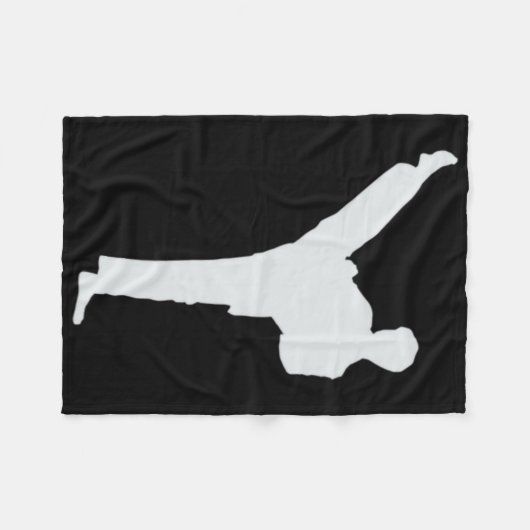 Martial Arts Karate Fleece Deken (Voorkant (Horizontaal))
