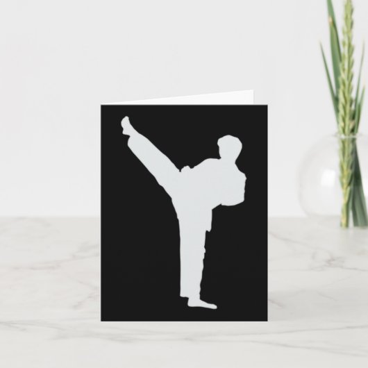 Martial Arts Karate Kaart (Voorkant)