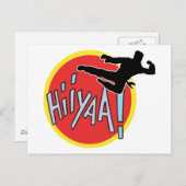 Martial Arts Karate Kind Briefkaart (Voorkant / Achterkant)