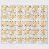 Martial Arts Karate Kinder jongen Modern Happy Bir Cadeaupapier (Vlak)