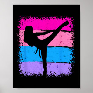 Martial Arts Karate Kleding - Vrouwen  Karat Poster