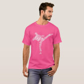 Martial Arts Karate Kung Fu T-shirt (Voorkant volledig)