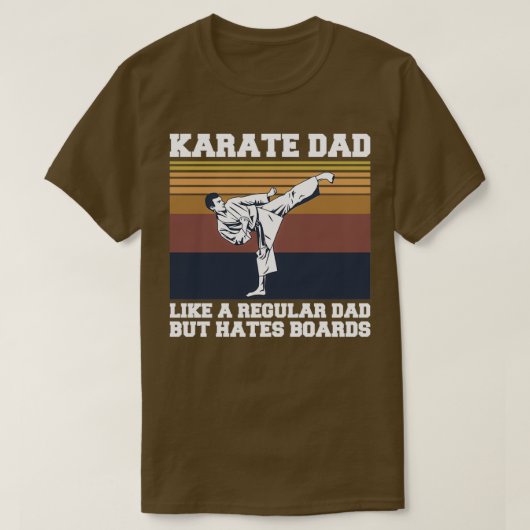 Martial Arts Karate Quote voor een Karate Papa T-shirt (Design voorkant)
