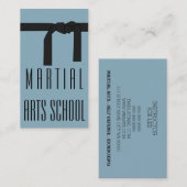 Martial Arts Karate Self Defense Visitekaartje (Voorkant / Achterkant)