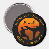 Martial Arts Karate Taekwondo Kung Fu Studio Owner Magneet (Voorkant / Achterkant)
