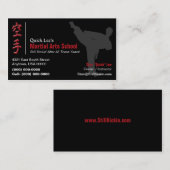 Martial Arts / Karate Visitekaartje (Voorkant / Achterkant)